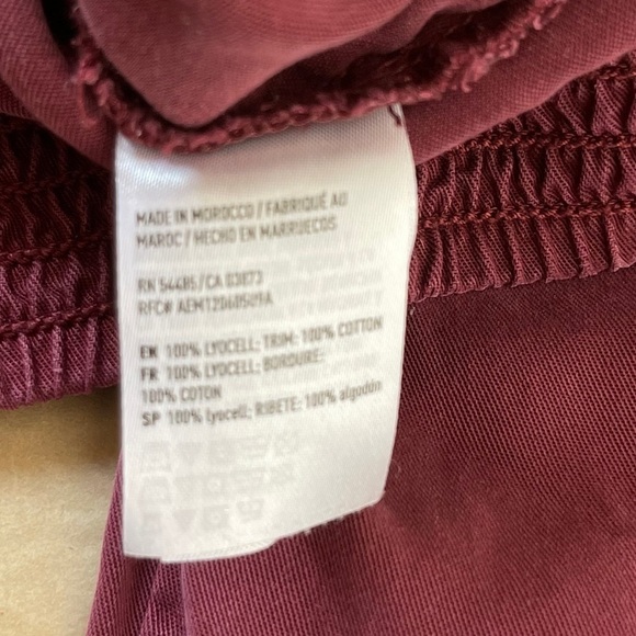 American Eagle Outfitters Jacket Burgundy - Picture 3 of 8